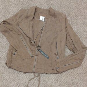 Blank NYC Lightweight Taupe Jacket Size Small NWT